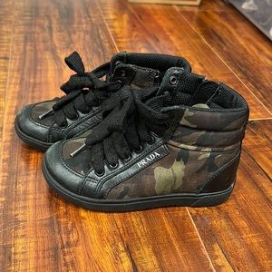 Prada Toddler Hightop Sneakers